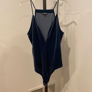 Express blue bodysuit